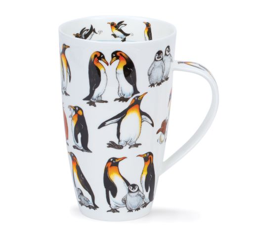 Dunoon Henley Becher Ice Pack Pinguine aus Fine Bone China Porzellan mit Pinguinmotiv 6dl