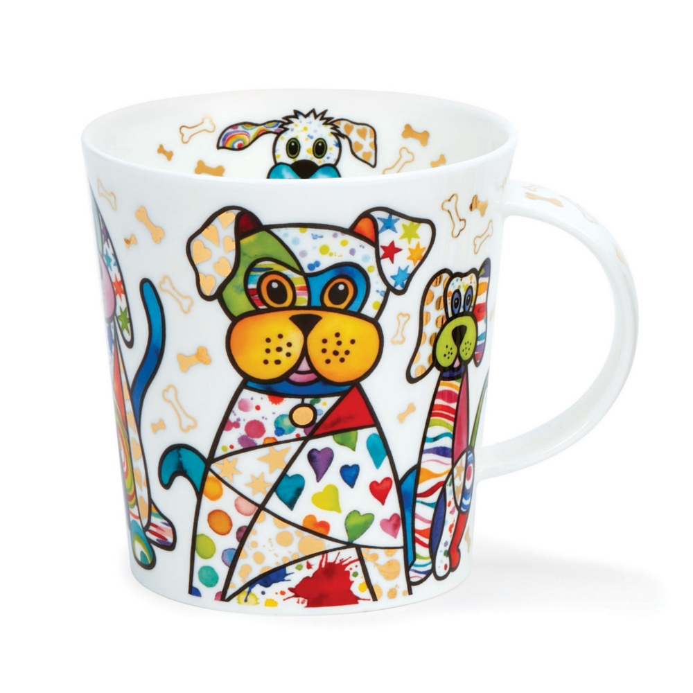 Dunoon Lomond Blingers Dog Becher aus Fine Bone China 3.2 dl