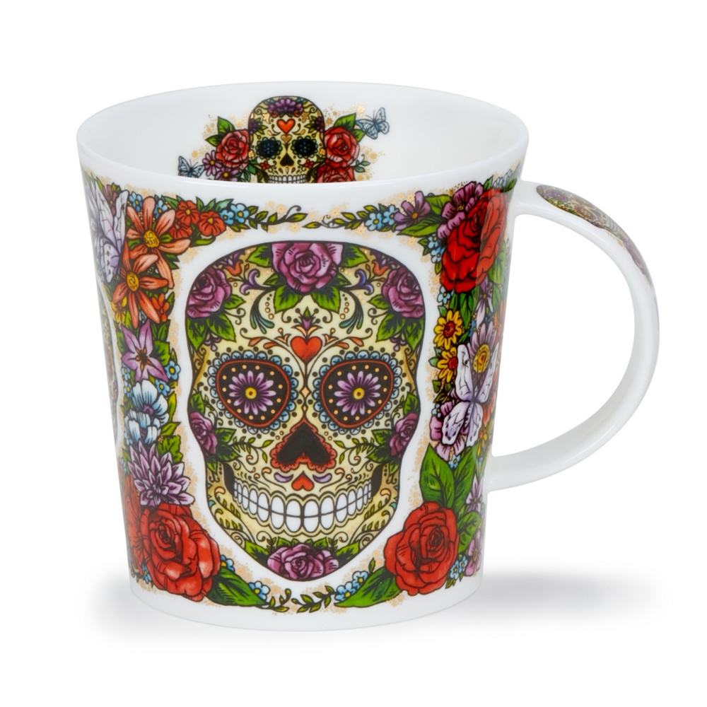 Dunoon Lomond Dia De Muertos No Hat Becher aus Fine Bone China 3.2 dl