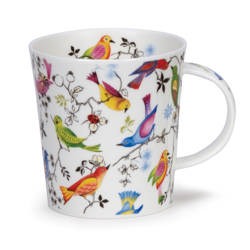 Dunoon Lomond Paradise Bird Becher aus Fine Bone China 3.2 dl