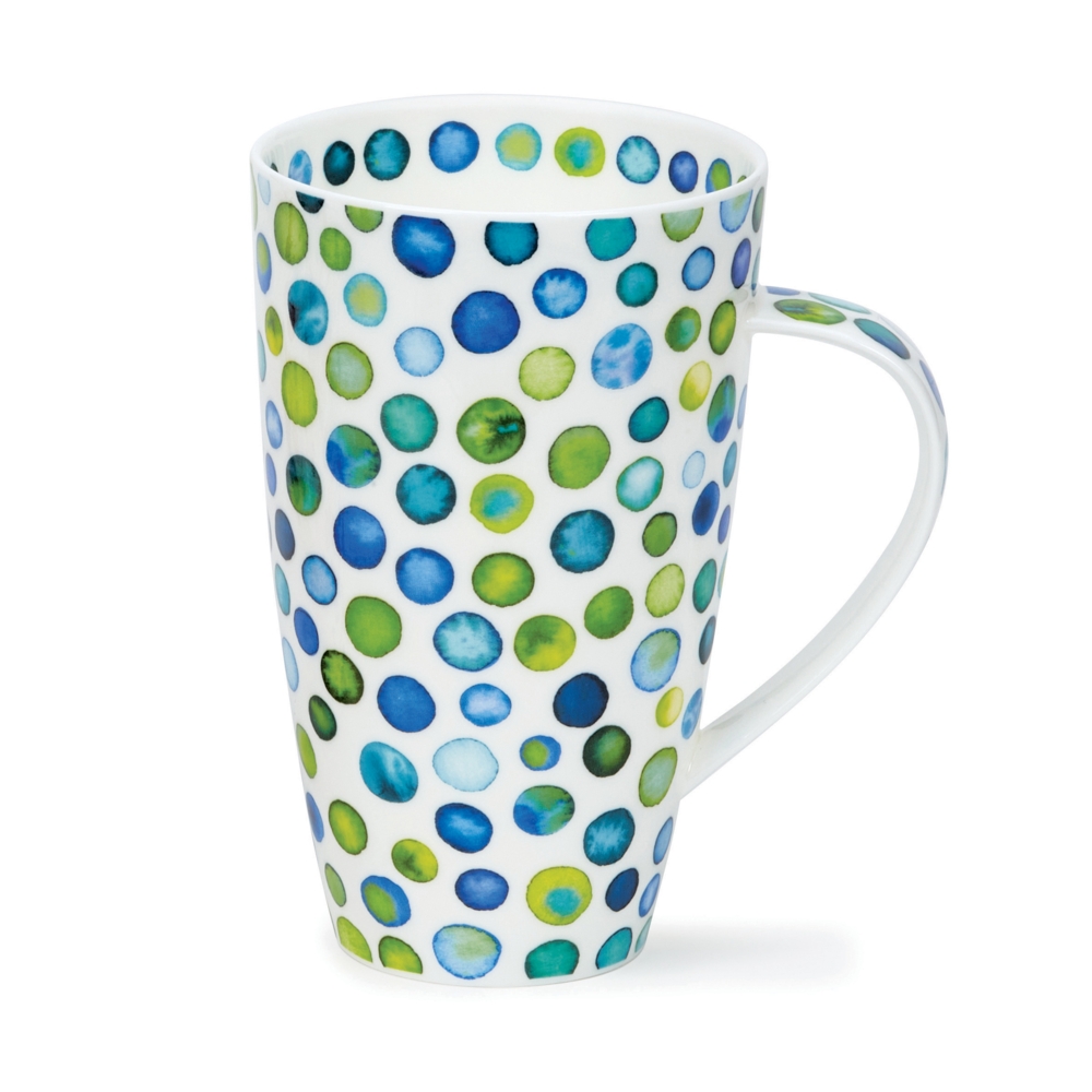 Dunoon Henley Cool Spots Becher 6 dl aus Fine Bone China Porzellan mit kühlem Punktemotiv von Caroline Bessey