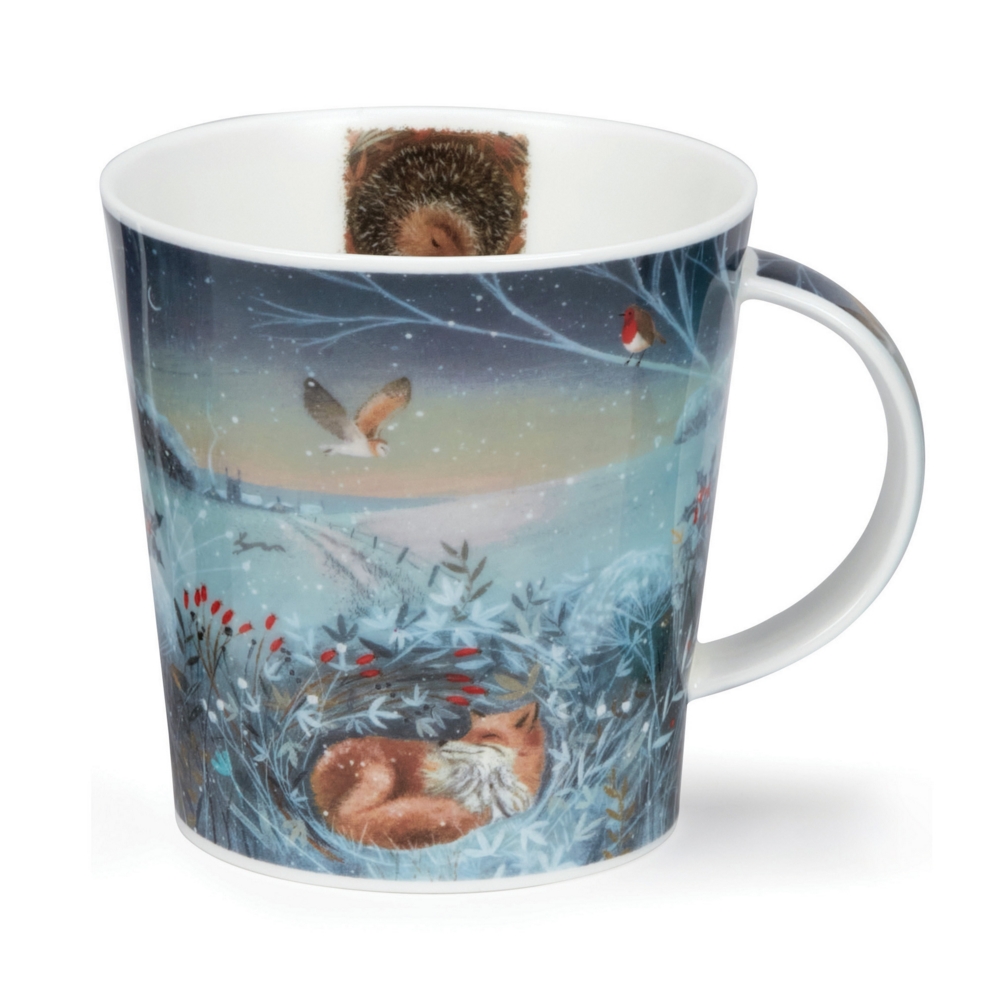 Dunoon Cairngorm Twilight Fox Becher 4.8 dl mit stimmungsvollem Fuchsmotiv von Julia Crossland