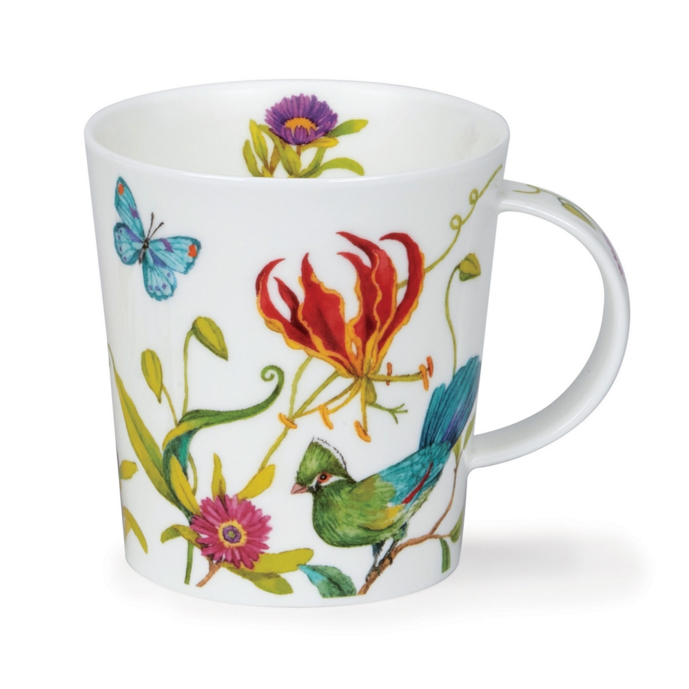 Dunoon Lomond Exotic Beauty Turaco Becher aus Fine Bone China 3.2 dl