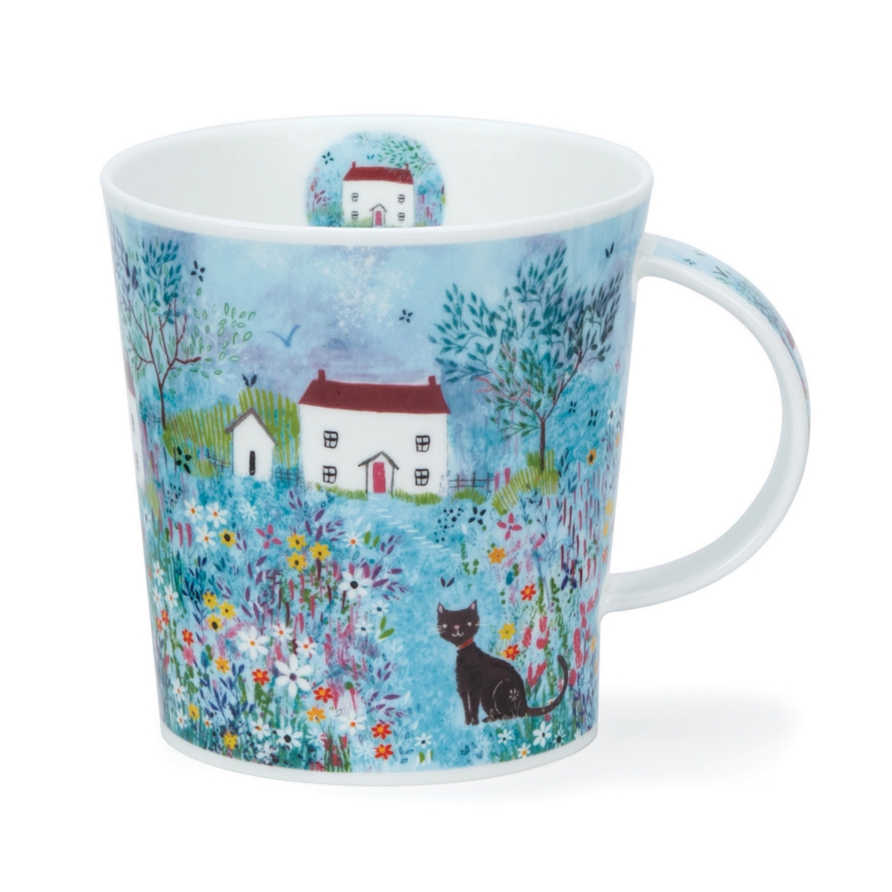 Dunoon Lomond Cottage Walk Cat Becher aus Fine Bone China 3.2 dl